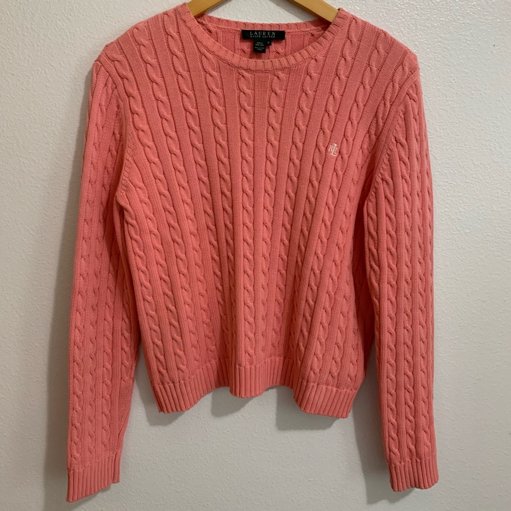 Ralph Lauren cable knit sweater size M